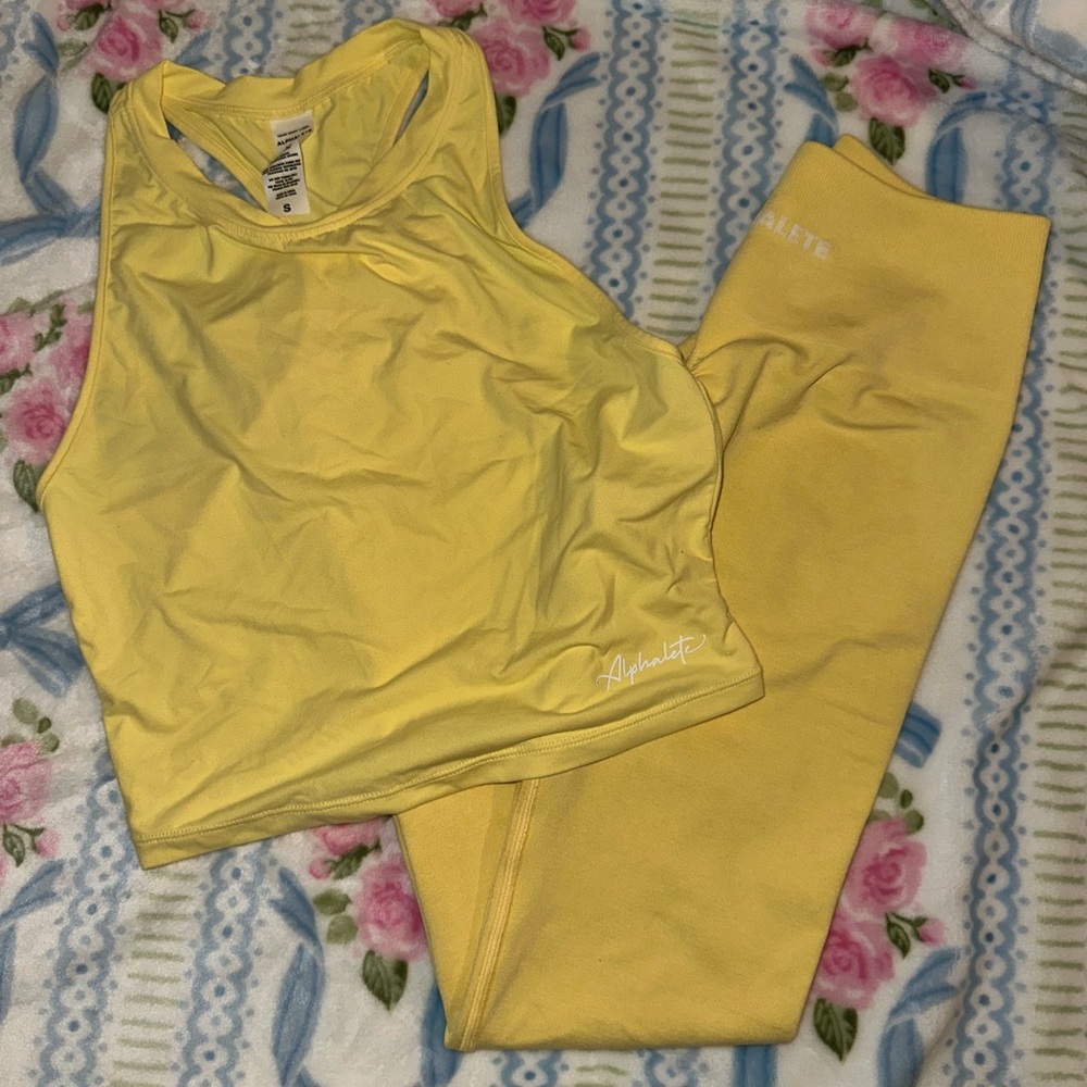 Alphalete Yellow Women's Intimates Set